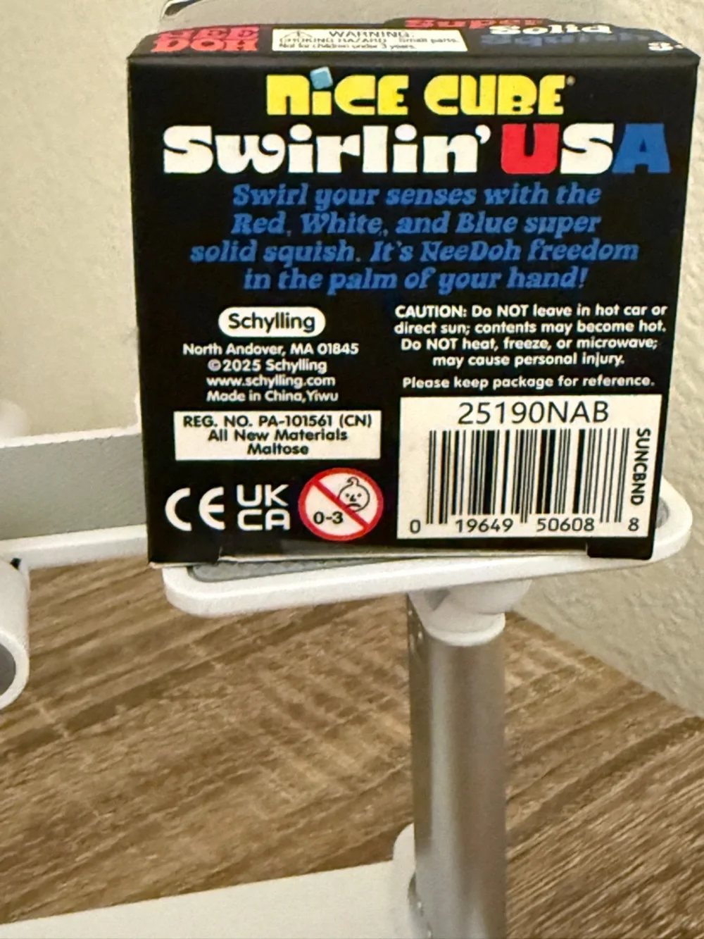 Special Limited Edition NeeDoh Nice Cube Swirlin USA, 1 pc - Picture 4 of 7